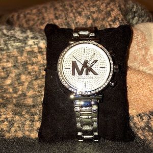 Michael Kors MK5925 Ladies Silver Parker Watch